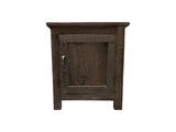 Nachtkast Old Brown 50 x 60 cm – Grof Hout