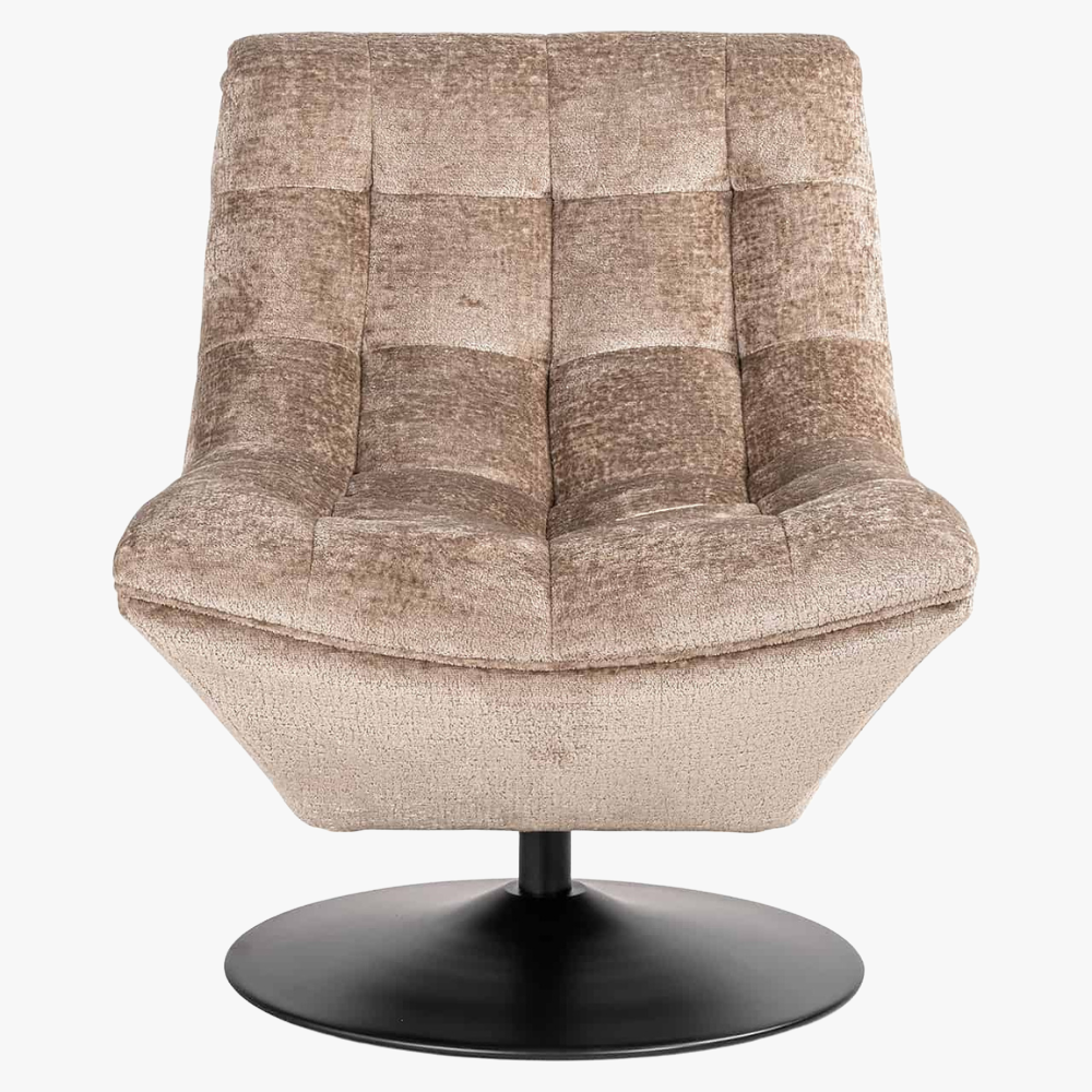 Richmond Interiors Sydney Fauteuil - Taupe Chenille