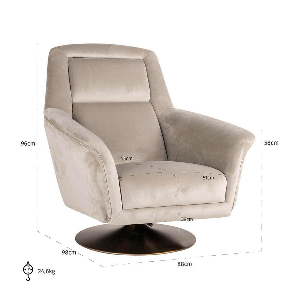 Richmond Interiors Nora Fauteuil