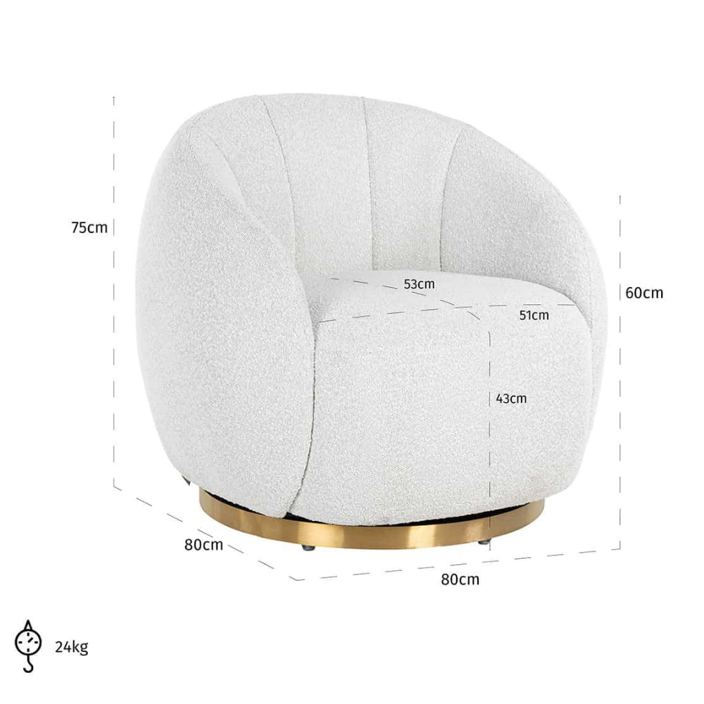 Richmond Interiors Jago Fauteuil