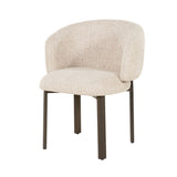 Stoel Senna – stof, foam & staal taupe Punto