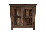 Wandkast Donker Hout 75 cm – 2 Deuren