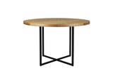 Eettafel Rond Visgraat Eiken – Dutchbone Class 120