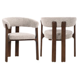 Richmond Eetkamerstoel Contigo Mokka Print Fancy