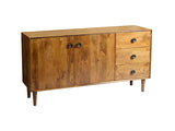 Dressoir Retro 150 cm – Mangohout op Tapse Poten
