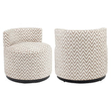 Richmond Fauteuil Franny – Zand Chevron