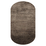 Richmond Vloerkleed Liff Donkerbruin 200x350cm