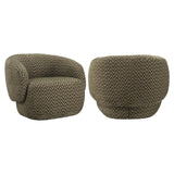 Richmond Loungestoel Milano Moss Chevron
