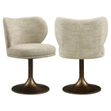 Richmond Eetkamerstoel Amely Naturel Softweave Draaibaar