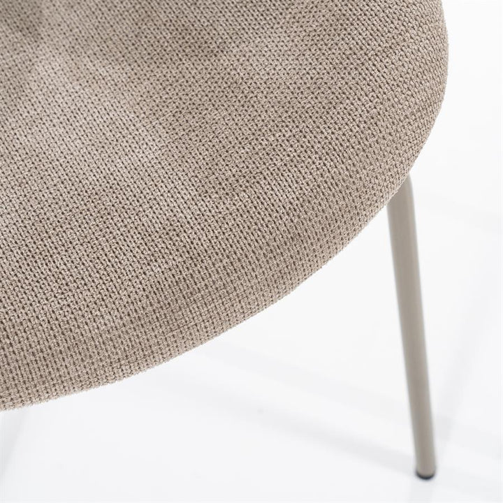 Eetkamerstoel Venus | Bruin Stof