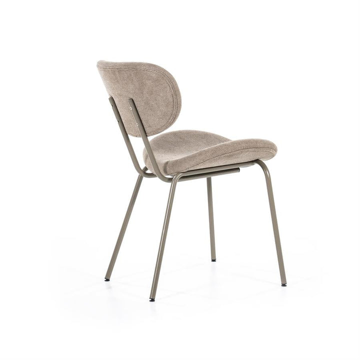 Eetkamerstoel Venus | Bruin Stof