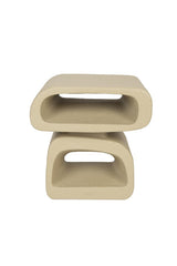 Bijzettafel Hars Beige – Zuiver Eddy
