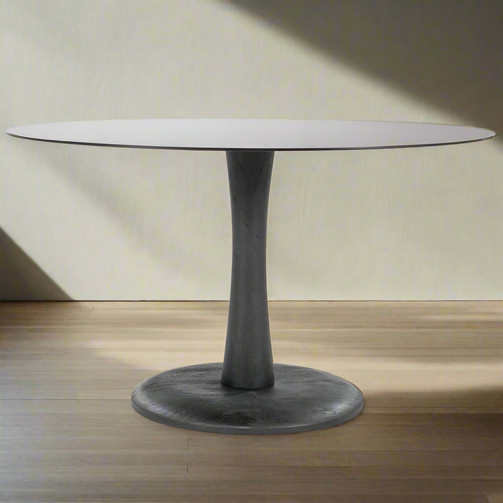 Eettafel Boogie | Zwart Glas