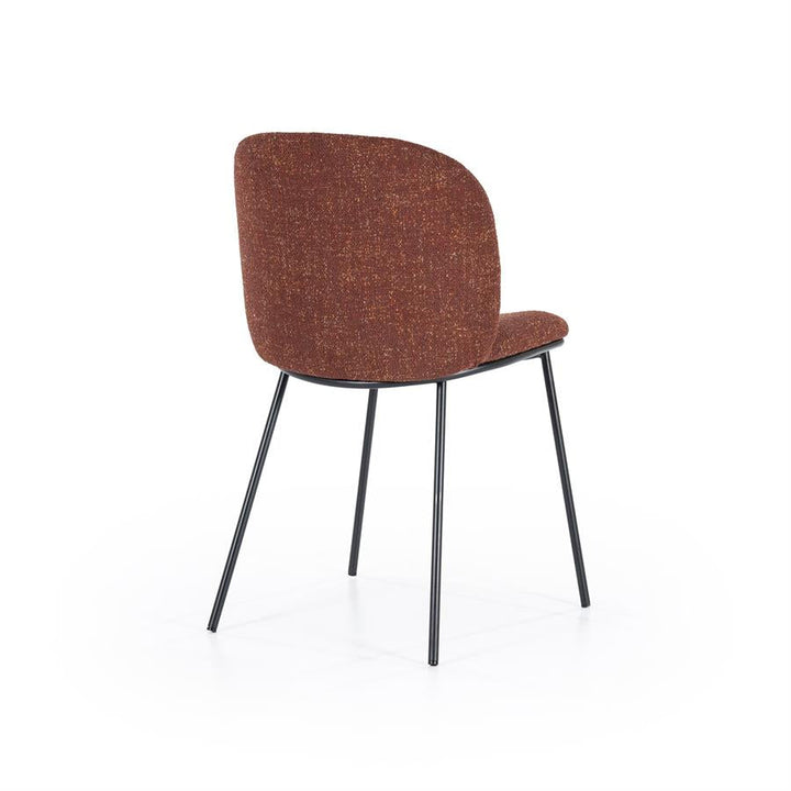 Eetkamerstoel Clypso | Terracota Polyester