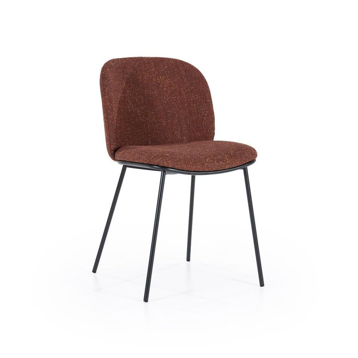 Eetkamerstoel Clypso | Terracota Polyester