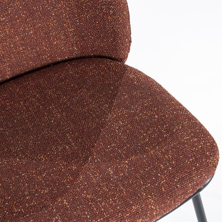 Eetkamerstoel Clypso | Terracota Polyester