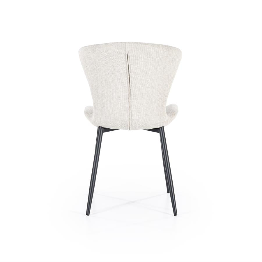 Eetkamerstoel Spinner | Beige Polyester