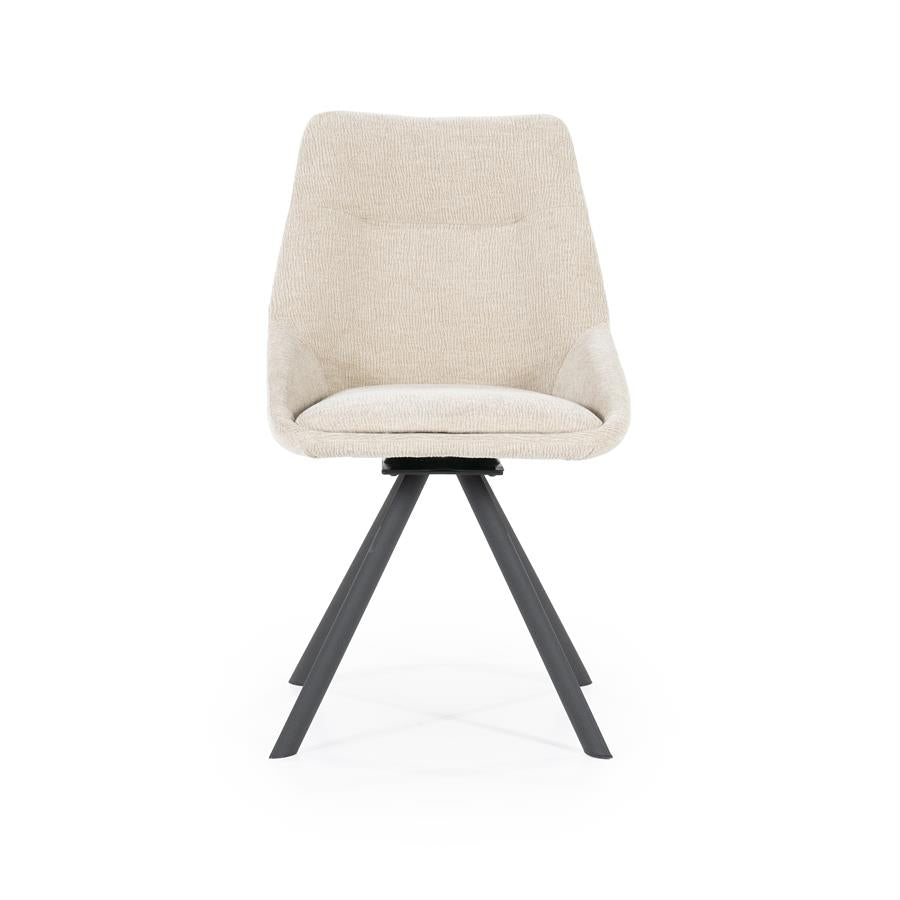 Eetkamerstoel Bliss | Taupe Stof