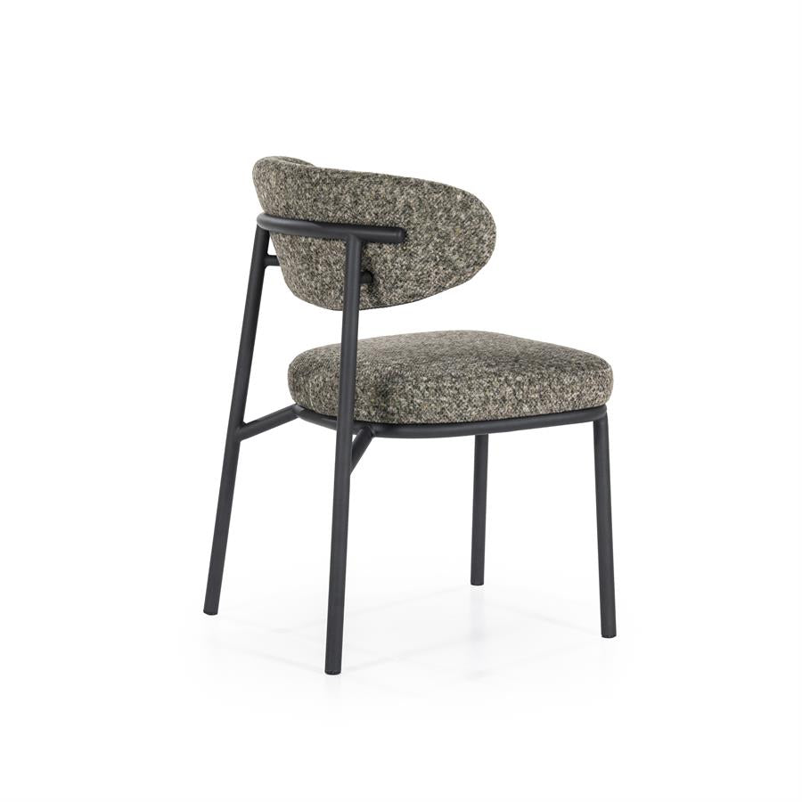 Eetkamerstoel Jari | Groen Stof