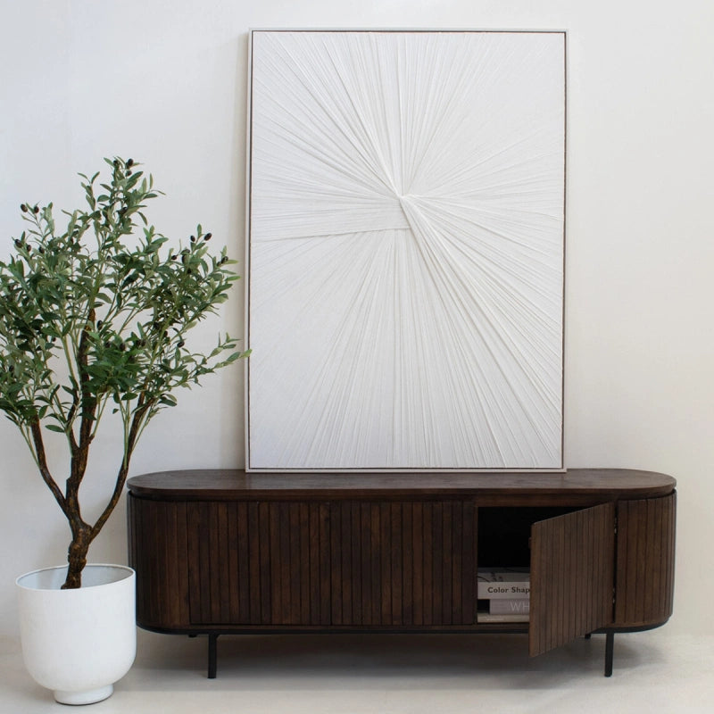 By-Boo Wanddecoratie Seren Wit