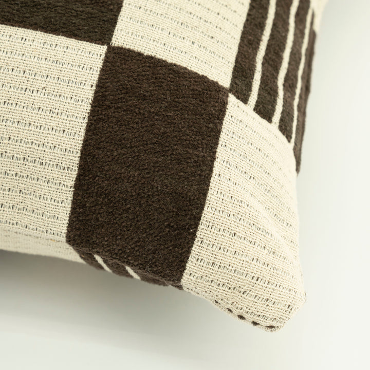Kussen Twist - Bruin - 45x45 cm