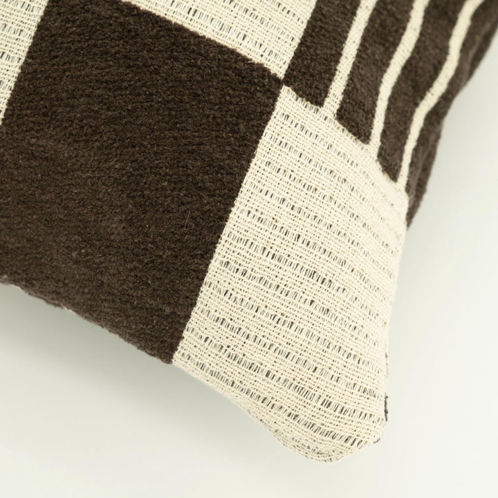 Kussen Twist - Bruin - 35x55 cm