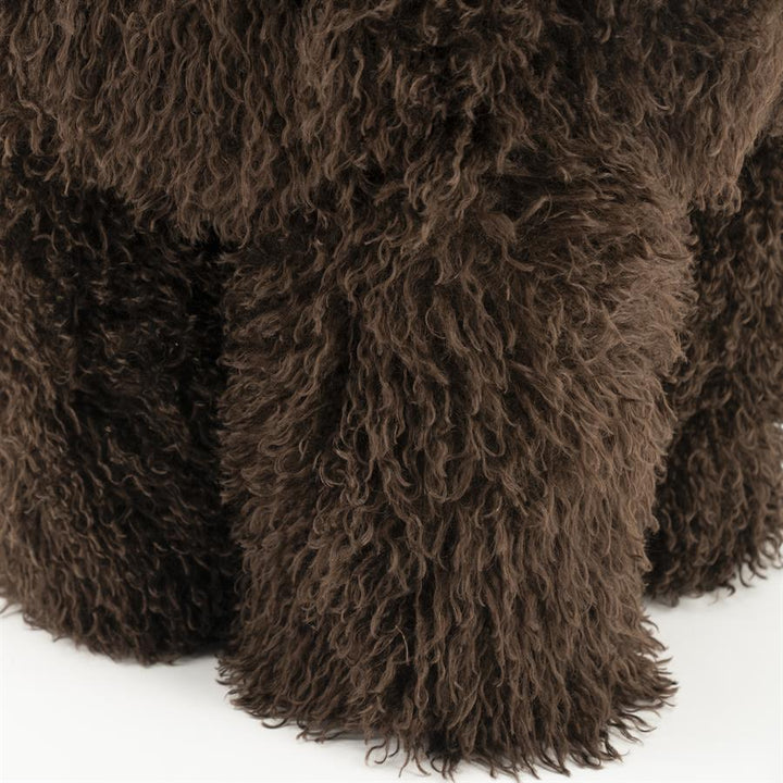 PRE ORDER By-Boo poef  Doodly - donker bruin