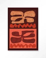 Groovy Neutral - Moderne Wanddecoratie | Artprint, Glass Art & Wandkleed