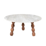 Nelo Tafel – Salontafel & Bijzettafel | Mango Hout & Marmer