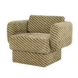 By-Boo Foyer Fauteuil Olijfgroen – Brede Loungestoel