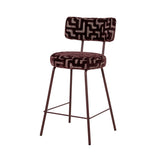 By-Boo Belle Vie Barstoel Bordeaux – Zithoogte 66,5 cm