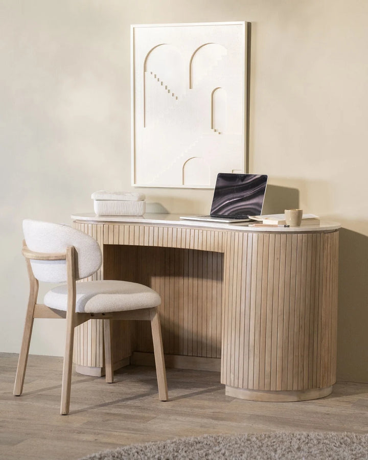 Eleonora Stoel Mikky naturel - beige Moon