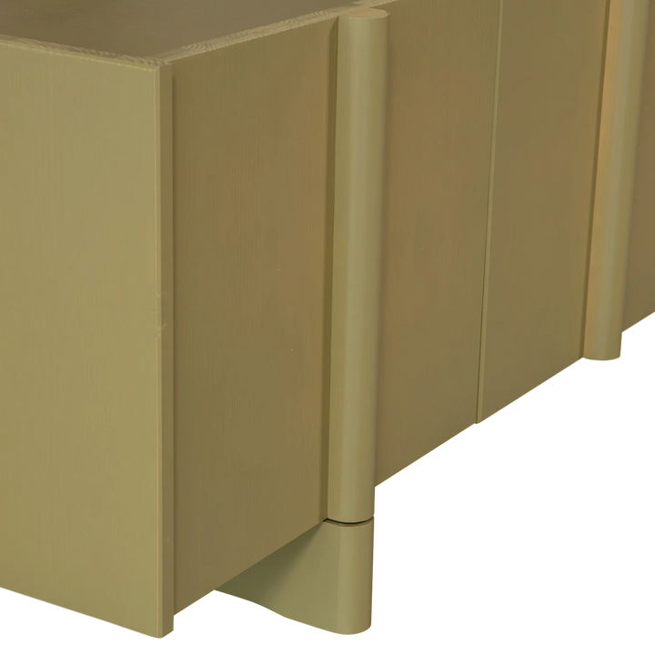 WOOOD Basu tv meubel grenen moss