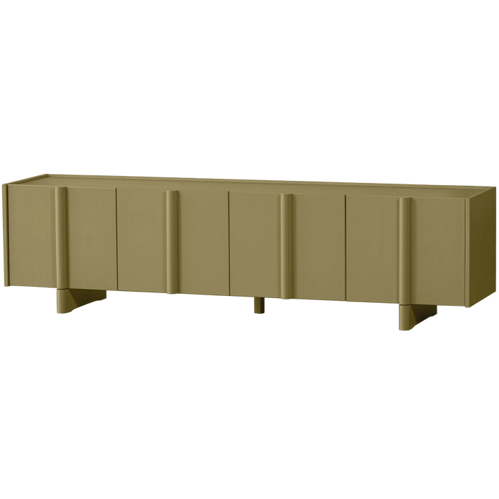 WOOOD Basu tv meubel grenen moss