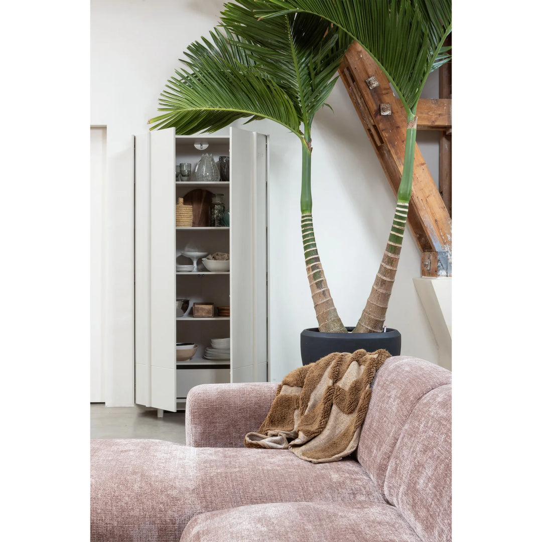Hoekbank Rechts Woood CLOUD geweven chenille taupe