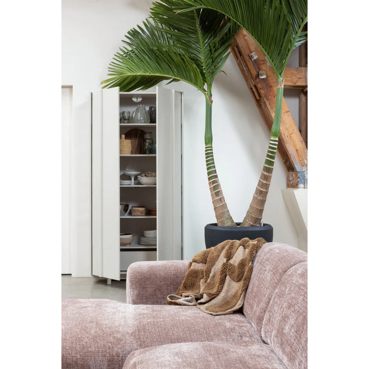 Hoekbank Rechts Woood CLOUD geweven chenille taupe