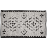 Wood - OMARI VLOERKLEED WOL/JUTE NATUREL/ZWART 160x230CM