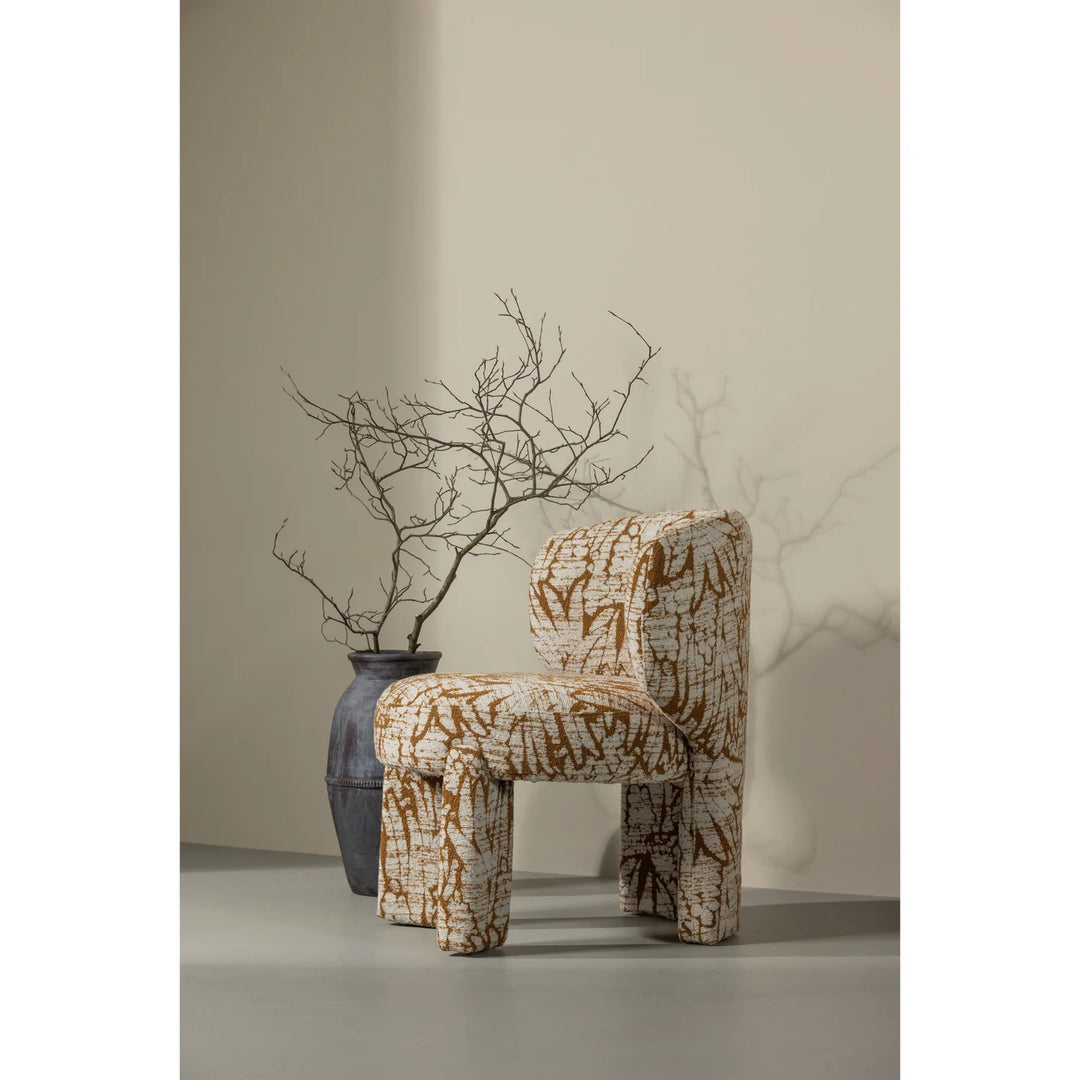 Fauteuil Upke Geweven stof, kleur Naturel/Bruin pre order