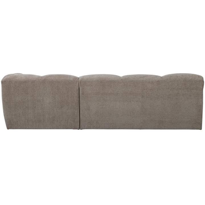 WOOOD Tibas chaise longue geweven stof zand