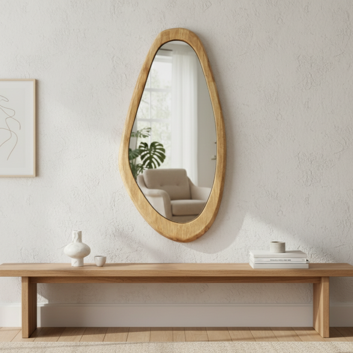 By-Boo Spiegel Laban Hout Naturel