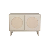 Dressoir Acaciahout Grijs 100 x 70 cm – Zuiver Twin