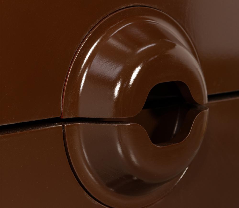 WOOOD Merge ladekast 6 lades hout bruin-rood