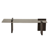 Salontafel Voro Mangohout met Zwart Ijzer - By-Boo