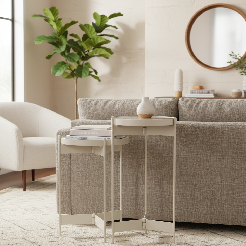 By-Boo Bijzettafel Sib (Set van 2)