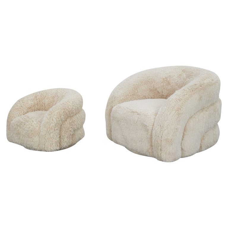 Richmond Interiors kinder draaifauteuil Lenny sandZijkant
