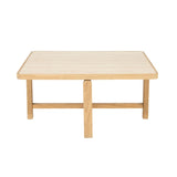 Salontafel Vidar – eikenhout & travertin