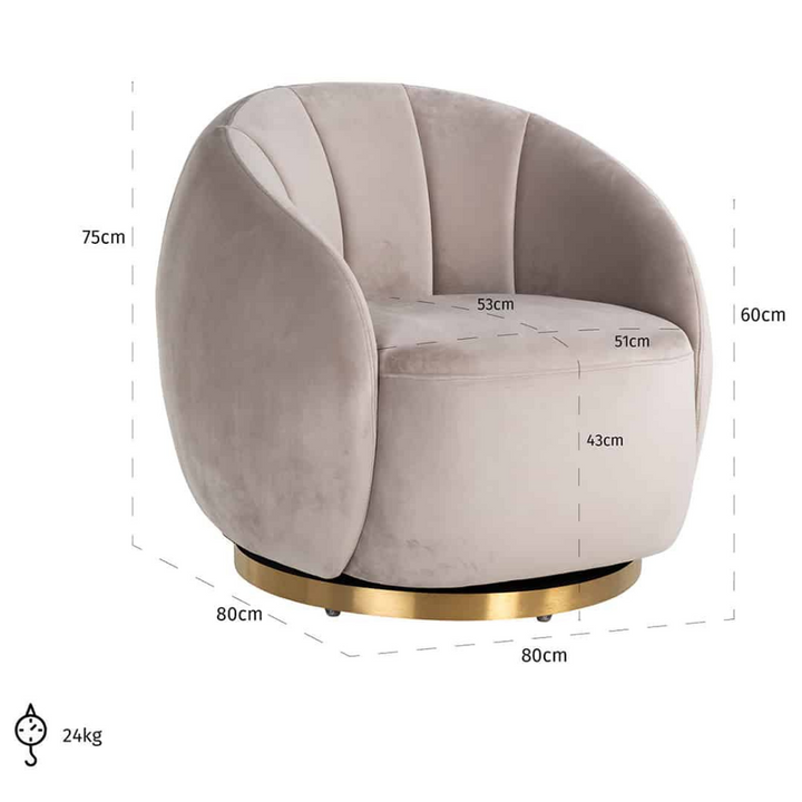 Richmond Interiors Jago Fauteuil