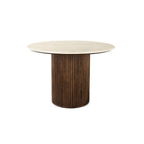 Ronde Eettafel Travertin 115 cm – Dutchbone Arda