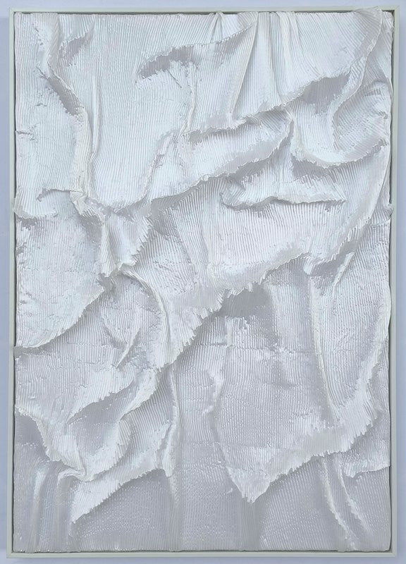 3D wandlijst art white