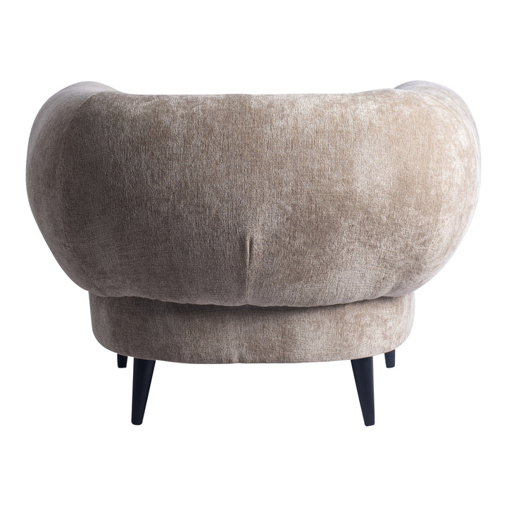 Elefan Cream Fauteuil Round Armrest